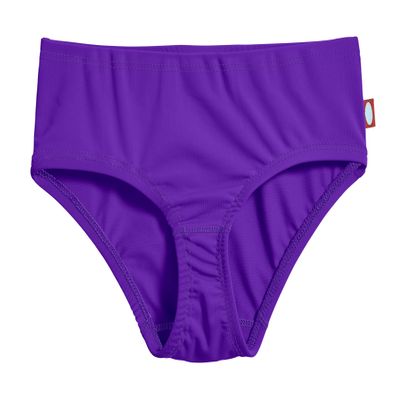City Threads Girls Bikini Bottoms (Purple with Matching Stitch, 12)