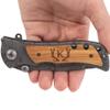 Fanfoobi Engraved Tactical Pocket Knife with Letter K(from Alphabet 26 A-Z) Boyfriend Gifts, Husband Gift, Birthday Gifts for Men, Valentines Day Gifts For Men view 1