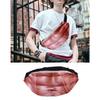 Funny Anti Theft Belly Waist Bag for Travel with Realistic Abs Pattern Creative Pu Leather Fanny Pack for Men and Women Secure Money Storage Pouch with Durable Adjustable Strap view 2