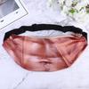 Funny Anti Theft Belly Waist Bag for Travel with Realistic Abs Pattern Creative Pu Leather Fanny Pack for Men and Women Secure Money Storage Pouch with Durable Adjustable Strap view 4