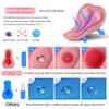Womens Bike Shorts 4D Gel Pading Cycling Spinning Biker Bicycle Short with Pockets Wide Waistband Blue S view 4