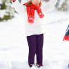 BOOPH Girls Fleece Lined Leggings Kids Winter Warm Basic Pants for 10-11 Years Purple view 2