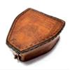 Antique Nautical Map Reader Compass 3" Brass Navigation Pocket Compass with Brown Leather Case view 3