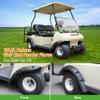 10L0L Golf Cart Front Rear Fender Flares for Club Car DS 1993-up Gas & Electric, with Stainless Steel Screws, Set of 4(Not Fit Modified Models) view 2