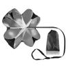 Running Speed Training,2 Umbrella Speed Chute,Resistance Parachute,Training Parachute,Running Parachute for Adul,Green view 4