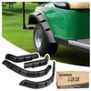 10L0L Upgraded Golf Cart Fender Flares for EZGO TXT 1998-2013 Gas/Electric (Not Fits 48V Electric), with Stainless Steel Screws, Set of 4(Only Fit Original Models) view 1