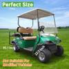 10L0L Upgraded Golf Cart Fender Flares for EZGO TXT 1998-2013 Gas/Electric (Not Fits 48V Electric), with Stainless Steel Screws, Set of 4(Only Fit Original Models) view 4