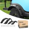 10L0L Front Rear Fender Flares for Club Car Precedent Golf Cart, with Stainless Steel Screws, Set of 4(Need to drill holes; Not Fit Modified Models) view 1