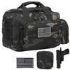 DBTAC Gun Range Bag Small | Tactical 2x Pistol Shooting Range Duffle Bag with Lockable Zipper for Handguns and Ammo, Charcoal Camo view 1