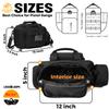 DBTAC Gun Range Bag Small | Tactical 2x Pistol Shooting Range Duffle Bag with Lockable Zipper for Handguns and Ammo, Charcoal Camo view 3
