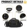 DBTAC Gun Range Bag Small | Tactical 2x Pistol Shooting Range Duffle Bag with Lockable Zipper for Handguns and Ammo, Charcoal Camo view 4