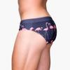 UXH Swimwear Men Sexy Swimsuits Swim Briefs Bikini Board Surf Shorts Purple Blue view 3
