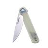 Harnds Wind Pocket Knife Flipper 14C28N Steel G10 Handle Folding Knife Ball Bearing with 2-Position Clip for Camping Survival and EDC view 4