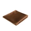 fortunatever Mens Solid Satin Pocket Square(Brown) view 1