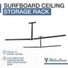 StoreYourBoard Paddleboard & Surfboard Ceiling Rack  Adjustable SUP Rack for Garage Ceiling Storage, Heavy-Duty Paddle Board Rack Holds 150 lbs, Surfboard Ceiling Mount for Home & Garage view 3