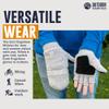 OutdoorEssentials Fingerless Winter Gloves Convertible Mittens for Men & Women - Warm Knit Flip Top Wool Mitten Gloves view 2