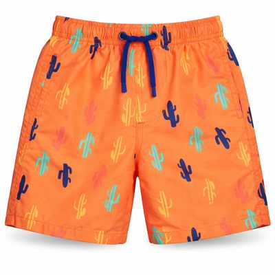 INGEAR Little Boys Quick Dry Swim Trunks UPF 50+ Beach Board Shorts Sizes 2T-14 Vibrant Patterns for Summer Adventures