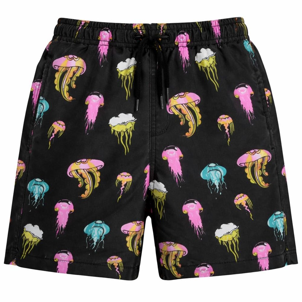 INGEAR Little Boys Quick Dry Swim Trunks UPF 50+ Beach Board Shorts Sizes 2T-14 Vibrant Patterns for Summer Adventures