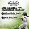 BAMBOOBAT by Pinnacle Sports Equipment INC. Youth Durable Bamboo Baseball Bat for Players Aging 5-13 Years Old, White Handle/Red Barrel, 30 Inch view 2
