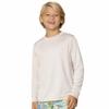 INGEAR Boys Rash Guard Long Sleeve Swim Shirt - Quick Dry UPF 50+, Kids Fishing Shirt, Dry fit Shirts for Boys Sizes XS-XL Light Grey view 1
