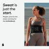 Sports Research Sweet Sweat Waist Trimmer Pro Series - Premium Sweat Enahancing Fitness Belt w/Adjustable Straps for Back Support & Tighter Cinch - Black, (XS-S) view 3