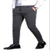 Plaid&Plain Men's Stretch Dress Pants Slim Fit Skinny Suit Pants 7101 Charcoal 29W30L view 1