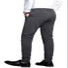 Plaid&Plain Men's Stretch Dress Pants Slim Fit Skinny Suit Pants 7101 Charcoal 29W30L view 2