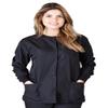 Natural Uniforms Warm Up Scrub Jacket-Black-Small view 1