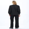 Natural Uniforms Warm Up Scrub Jacket-Black-Small view 4