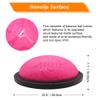 ATIVAFIT HALF BALL BALANCE TRAINER Inflatable YogaStability Ball for Core Strength & Home Workouts with Resistance Bands, Pump & AntiSlip Base (Supports up to 660lbs) view 2