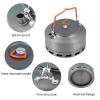 Bulin Camping Kettle 1.6L Heat Exchange Camp Tea Coffee Pot Lightweight Outdoor Hiking Gear Portable Teapot view 3