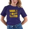 Go All Out XXXXX-Large Purple Adult Sorry I Tooted Funny Band Humor Trumpet T-Shirt view 2