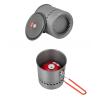 Bulin Camping Pot, 1.5L High Efficiency Backpacking Pot Ultralight Camping Cooking Set Cookware Gear with Heat-Proof Handle & Heat Exchanger for Outdoor Picnic Hiking Travel view 4