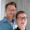 OPULIZE INK Reading Glasses - Value 4 Pack - Large Rectangular Frame - Spring Hinges - Scratch Resistant - Grey Red - Mens Womens +1.50 view 3