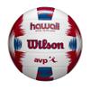 WILSON AVP Hawaii Outdoor Volleyball Kit - Official Size, Maroon/Blue/White view 3