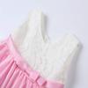 Baby Dress Bowknot Flower Dresses Lace Pageant Party Wedding Flower Girl Tutu Gown (Pink, 12-18 Months) view 4