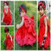 Baby Dress Bowknot Flower Dresses Lace Pageant Party Wedding Flower Girl Tutu Gown (Light Pink, 18-24 Months) view 3
