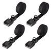 Mind and Action 16 Ft Sturdy Tie Down Strap Lashing Strap with Rubber Padded Cam Lock Buckle,for Car Roof Rack,Kayak Canoe SUP Surfboard Tie Down,Boat Trailer Tow Straps(4 Pack) view 1