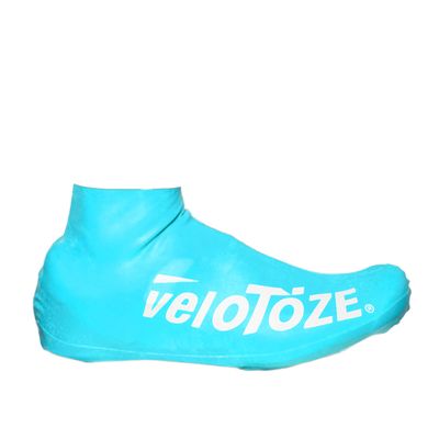 veloToze Short 2.0 Shoe Cover for Road Cycling Shoes (Blue, Small/Medium (EU 37-42.5))