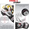 Sportout Goalkeeper Gloves with Fingersave, Breathable Soccer Goalie Gloves, 4mm Latex, for Kids, Youth and Adult view 4