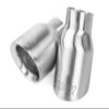 APR TPK0007 Double-Walled 3.5 in. Slash-Cut Tips Brushed Silver - Set of 2 view 1