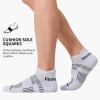COOPLUS Mens Ankle Socks Athletic Cushioned Breathable Low Cut Tab With Arch Support - 6 Pairs view 4