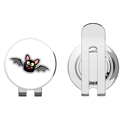 888 Graphics Bat Funny Cartoon Golf Hat Clip with Magnetic Ball Marker