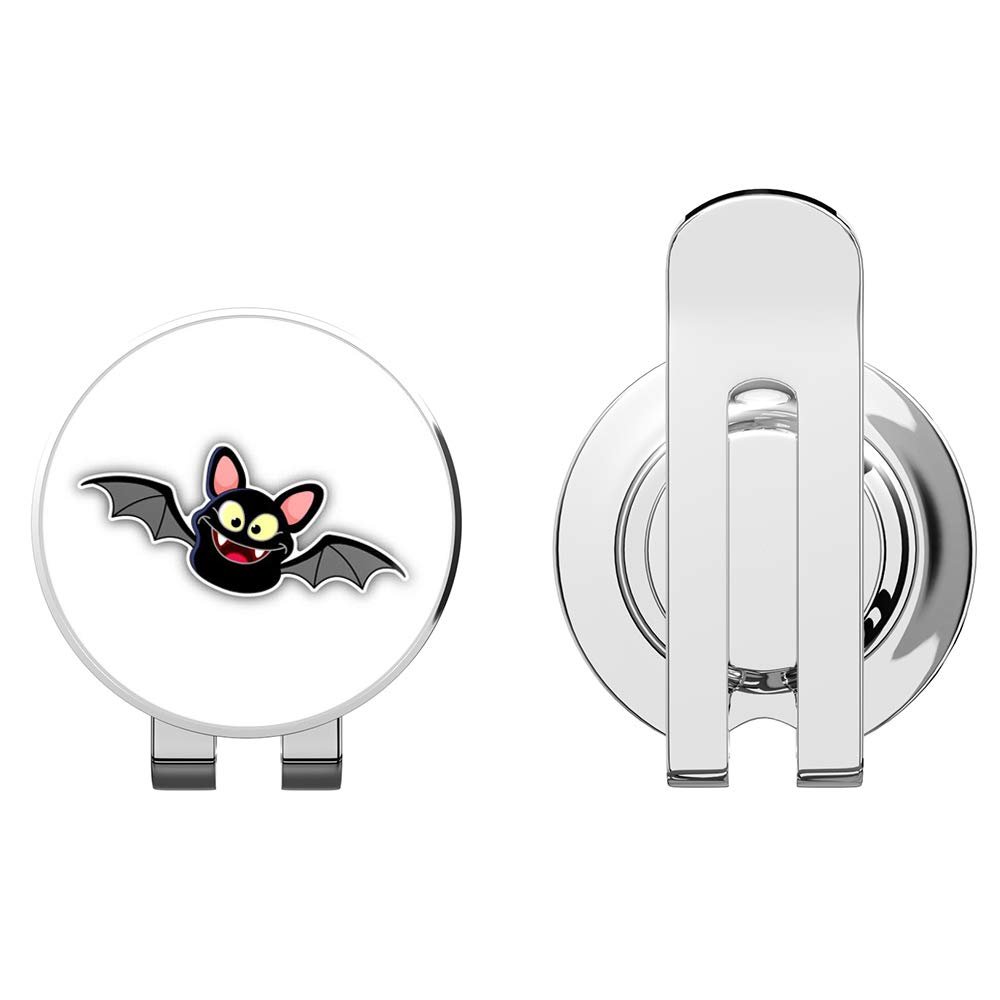 888 Graphics Bat Funny Cartoon Golf Hat Clip with Magnetic Ball Marker