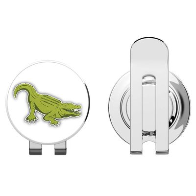 888 Graphics Alligator Golf Hat Clip with Magnetic Ball Marker