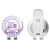 888 Graphics Bangkok Thailand Travel Bus Grunge Stamp Golf Hat Clip with Magnetic Ball Marker
