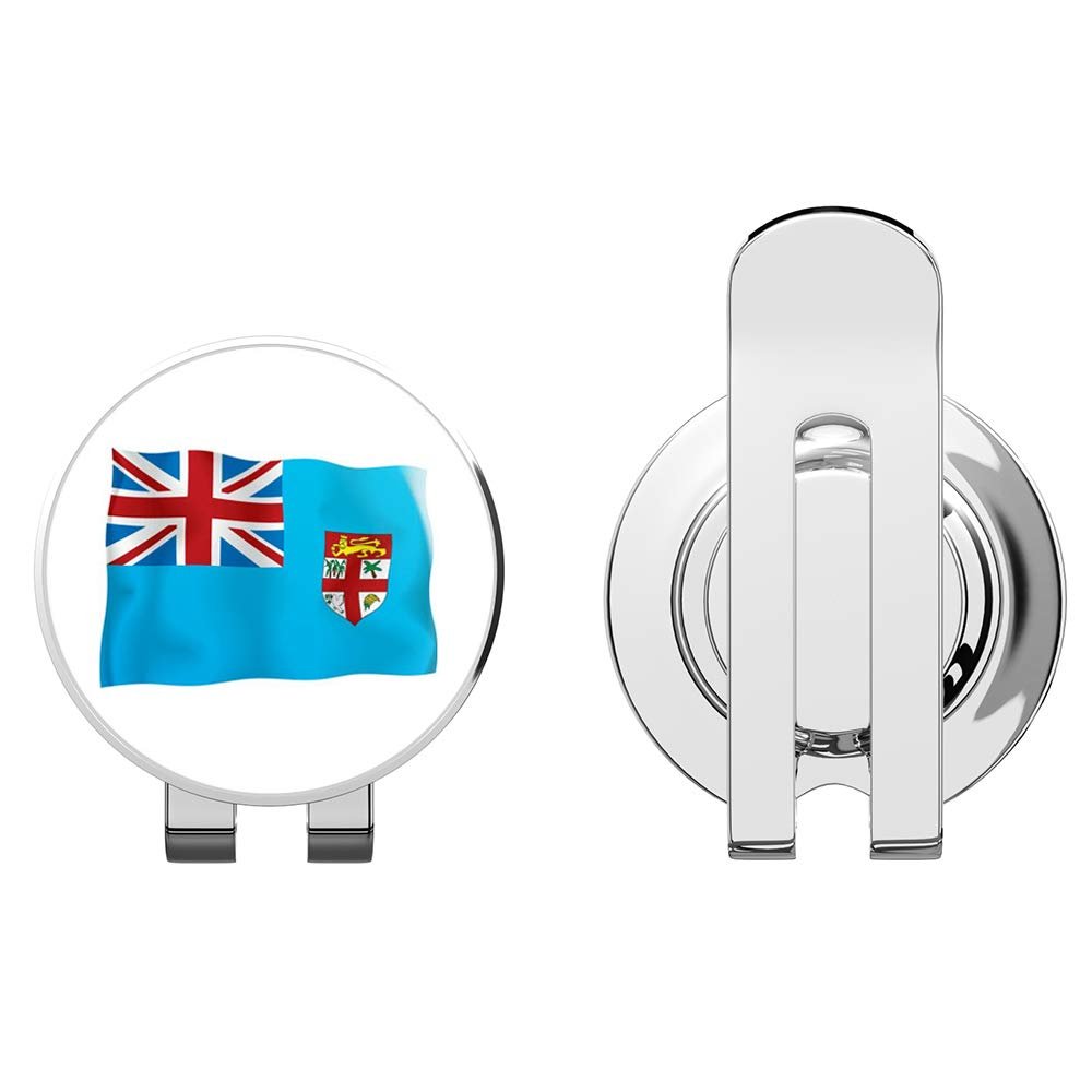 888 Graphics Fiji Flag Golf Hat Clip with Magnetic Ball Marker