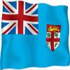 888 Graphics Fiji Flag Golf Hat Clip with Magnetic Ball Marker view 2