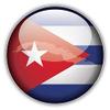 888 Graphics Cuba Map Flag Glossy Label Golf Hat Clip with Magnetic Ball Marker view 2