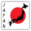 888 Graphics Map of Japan Golf Hat Clip with Magnetic Ball Marker view 2